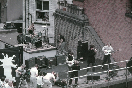 Rooftop-Konzert von Echo & the Bunnymen in London