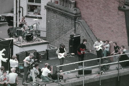 Rooftop-Konzert von Echo & the Bunnymen in London