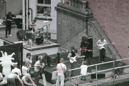 Rooftop-Konzert von Echo & the Bunnymen in London