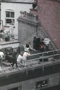Rooftop-Konzert von Echo & the Bunnymen in London