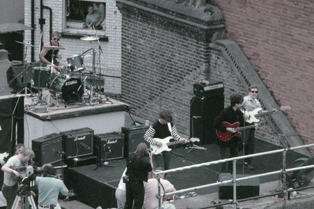 Rooftop-Konzert von Echo & the Bunnymen in London