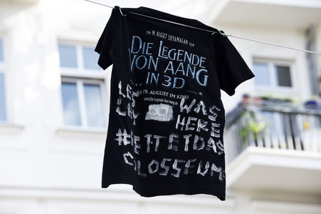 Aktion 'Rettet das Kino Colosseum' in Berlin