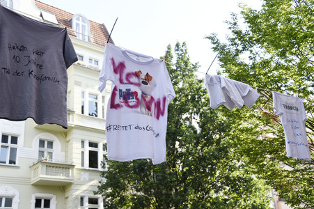 Aktion 'Rettet das Kino Colosseum' in Berlin