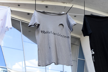 Aktion 'Rettet das Kino Colosseum' in Berlin