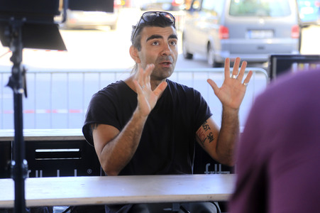 Autokino-Screening des Films 'Tschick' in Hamburg