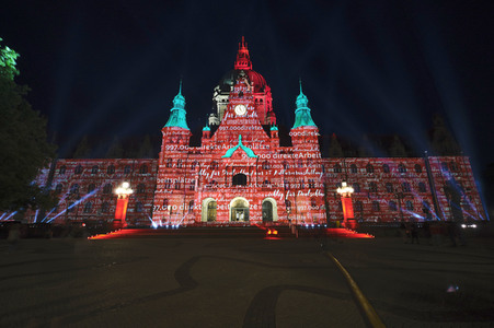 Aktion 'Night of Light' in Hannover