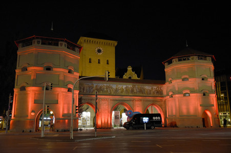 Aktion 'Night of Light' in München