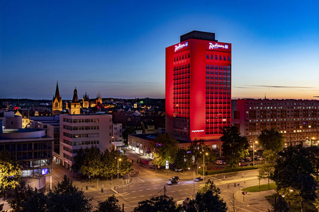 Aktion 'Night of Light' in Erfurt