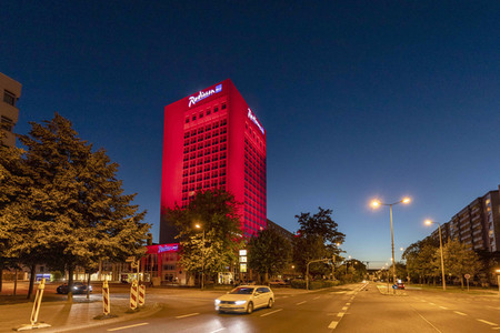 Aktion 'Night of Light' in Erfurt