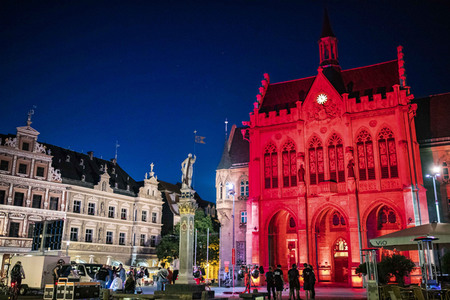 Aktion 'Night of Light' in Erfurt