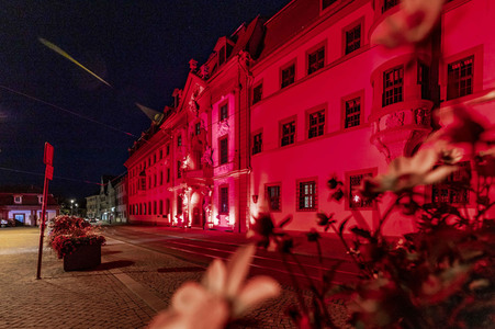 Aktion 'Night of Light' in Erfurt