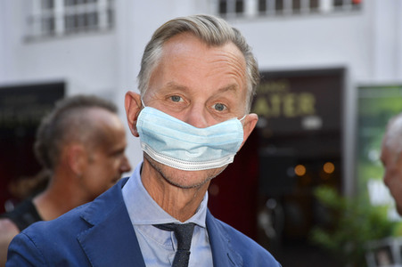 Zieleinlauf der Aktion '750 Kulturkilometer' in Berlin