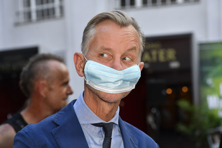 Zieleinlauf der Aktion '750 Kulturkilometer' in Berlin