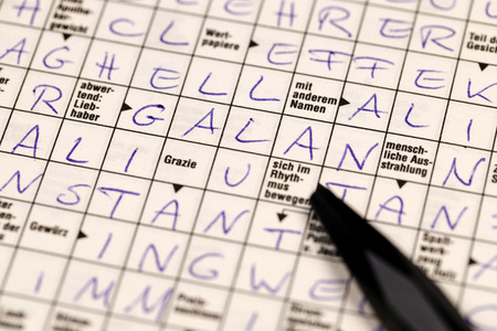 Symbolfoto Kreuzworträtsel