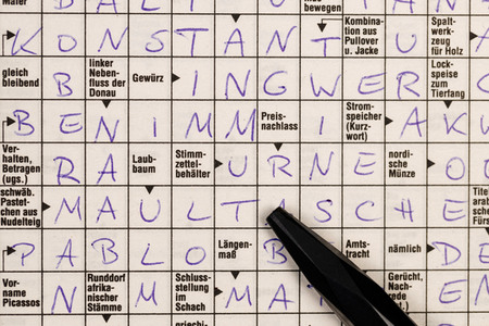 Symbolfoto Kreuzworträtsel