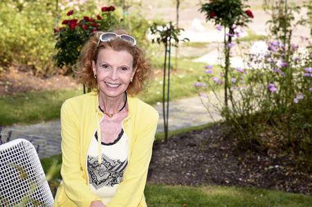 Jutta Kammann bei einem Fototermin in München