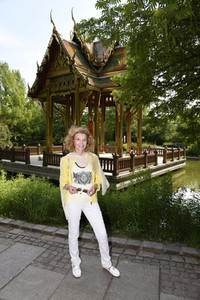 Jutta Kammann bei einem Fototermin in München