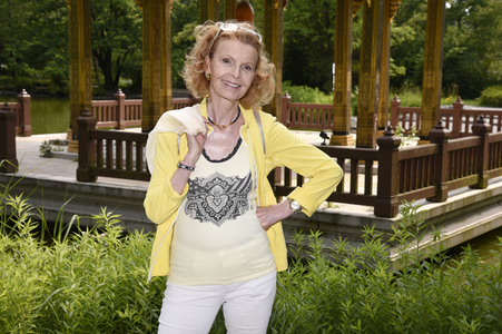 Jutta Kammann bei einem Fototermin in München