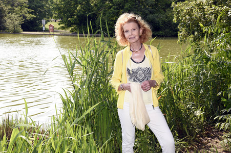 Jutta Kammann bei einem Fototermin in München