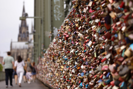Symbolfoto Liebesschlösser