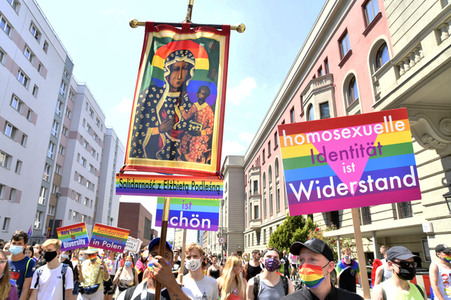 Demonstration 'Berlin Pride 2020' in Berlin