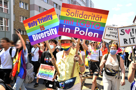 Demonstration 'Berlin Pride 2020' in Berlin