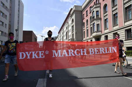 Demonstration 'Berlin Pride 2020' in Berlin