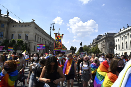 Demonstration 'Berlin Pride 2020' in Berlin