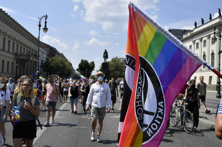 Demonstration 'Berlin Pride 2020' in Berlin