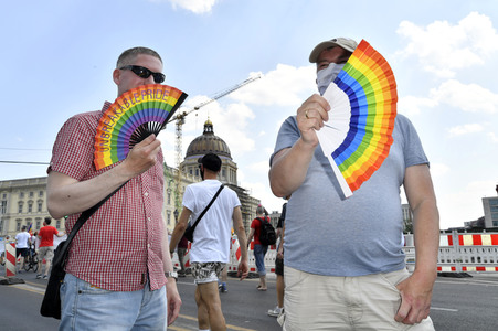 Demonstration 'Berlin Pride 2020' in Berlin