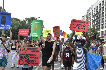 Demonstration 'Berlin Pride 2020' in Berlin