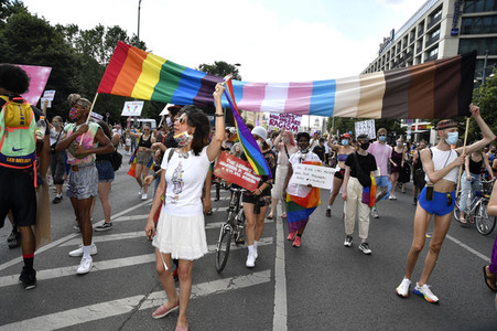 Demonstration 'Berlin Pride 2020' in Berlin