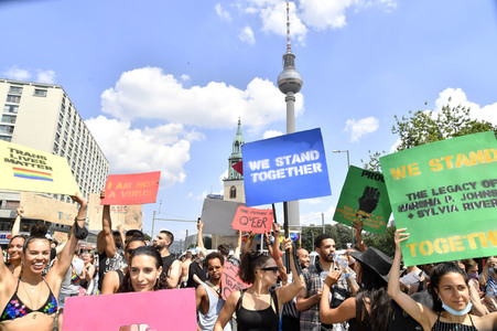 Demonstration 'Berlin Pride 2020' in Berlin