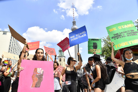 Demonstration 'Berlin Pride 2020' in Berlin