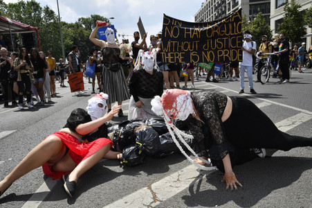 Demonstration 'Berlin Pride 2020' in Berlin