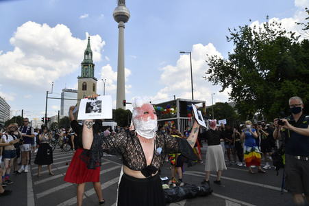 Demonstration 'Berlin Pride 2020' in Berlin