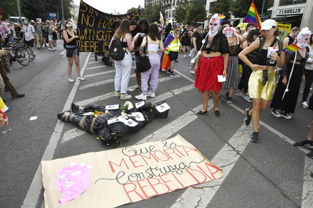 Demonstration 'Berlin Pride 2020' in Berlin