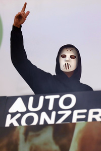 Autokonzert von Angerfist