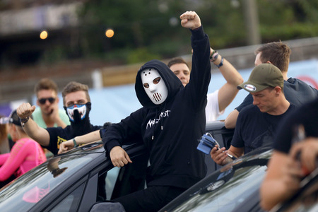 Autokonzert von Angerfist
