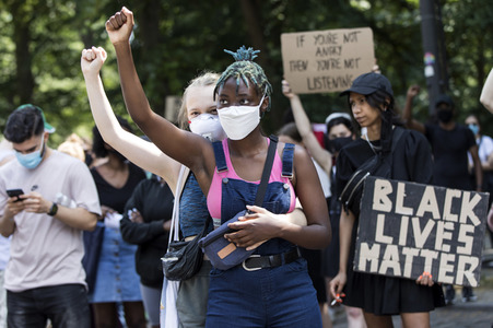 'Black Lives Matter' Demonstration in Berlin