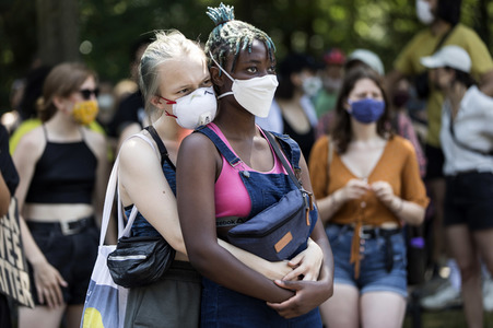 'Black Lives Matter' Demonstration in Berlin