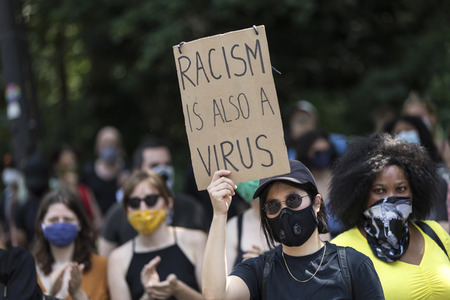 'Black Lives Matter' Demonstration in Berlin