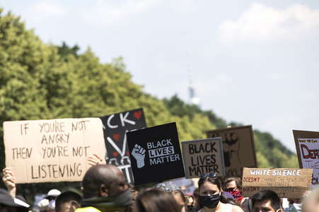 'Black Lives Matter' Demonstration in Berlin