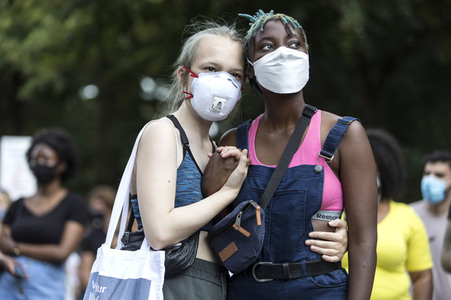 'Black Lives Matter' Demonstration in Berlin