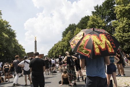 'Black Lives Matter' Demonstration in Berlin