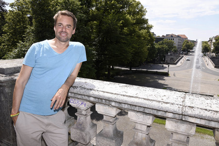 Fototermin mit Sebastian Feicht in München