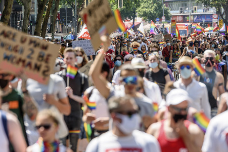 Demonstration 'Berlin Pride 2020' in Berlin