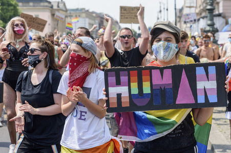 Demonstration 'Berlin Pride 2020' in Berlin