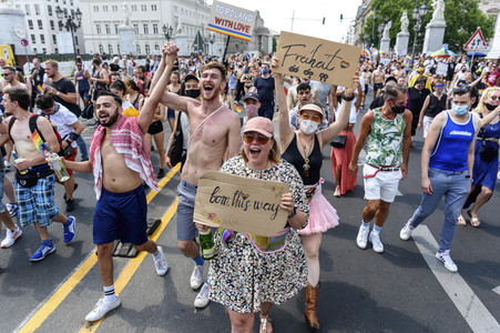 Demonstration 'Berlin Pride 2020' in Berlin