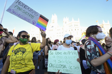 Gay Pride Parade 2020 in Madrid